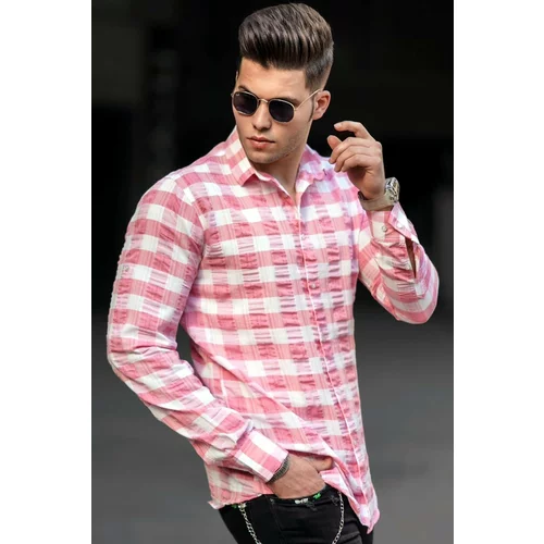 Madmext Shirt - Pink - Regular fit