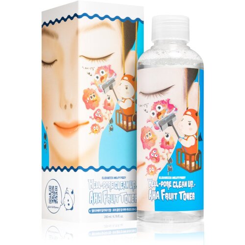 Elizavecca Milky Piggy Hell-Pore Clean Up AHA Fruit Toner tonik za redukcijo raz&amp;scaron;irjenih por s piling učinkom 200 ml Slike