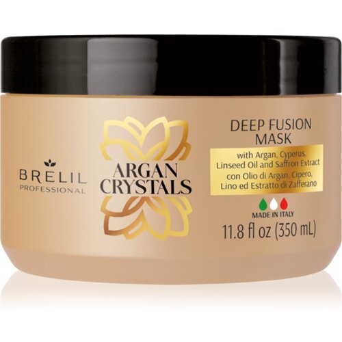 Brelil Professional Cristalli di Argan Deep Fusion Mask hidratantna maska s arganovim uljem 350 ml Slike