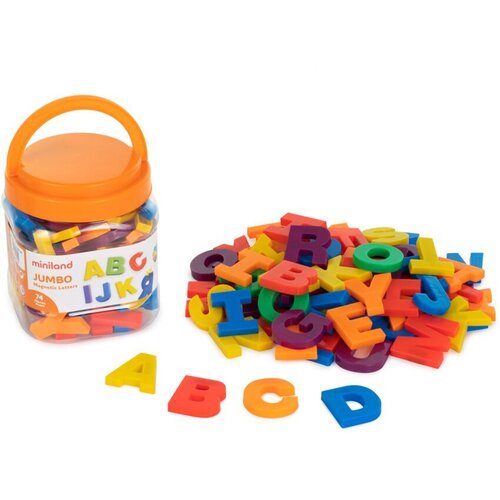 Miniland magnetna velika slova 74 kom Slike