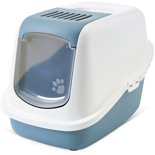 Savic WC za mačke Nestor - earth blue / bijela Cijene