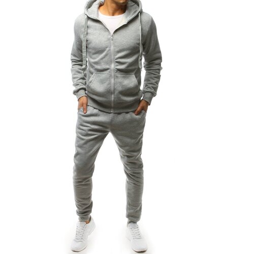 DStreet Light gray men's tracksuit AX0381 Cene