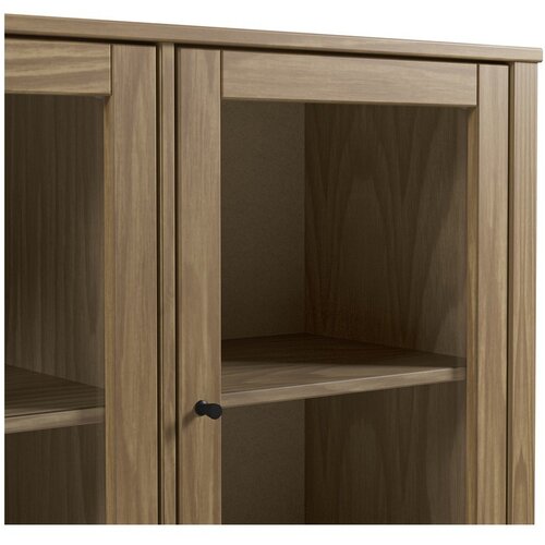 Marckeric Vitrina iz masivnega bora v naravni barvi 142x80x40 cm Alessandra &amp;ndash; Slike