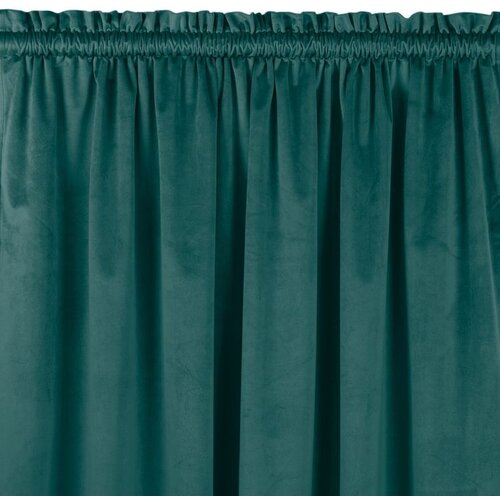  Curtain VILA color maritime style classic 5 cm pole pocket with 3 cm fringe velvet 135x175 HOMEDE Cijene