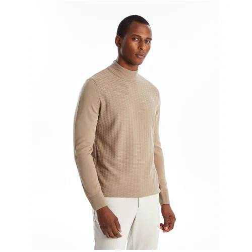 LC Waikiki Turtleneck Long Sleeve Men's Knitwear Sweater