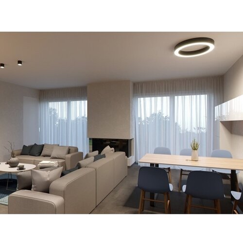  LED2 - prigu&amp;scaron;iva LED plafonska svetiljka SATURN LED/50W/230V 3000K/4000K crna Slike