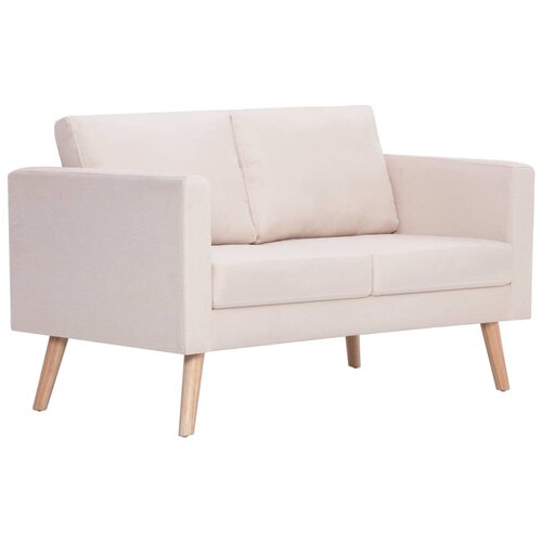 Maison Chic kavč - Sofa - Kanape dvosed blago kremne barve, (21726803) Cene