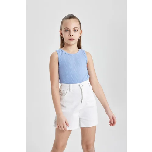 Defacto Girl's Crew Neck Basic Undershirt