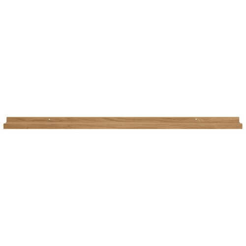  Polica na zidu 4 pcs Smeđa 100 x 9 x 3 cm Konstruirano drvo Slike