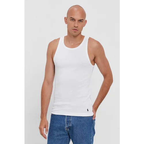 Polo Ralph Lauren Majica kratkih rukava za muškarce, boja: bijela