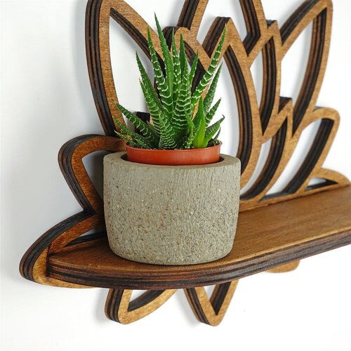 Kalune Design RAF264 zidna polica, braon Slike