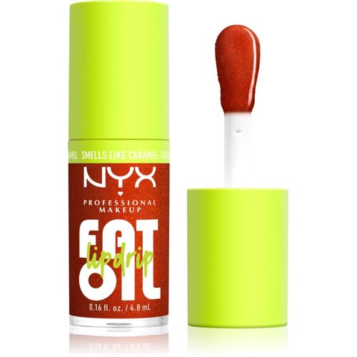 NYX Professional Makeup Fat Oil Lip Drip olje za ustnice odtenek Caramelt Mami 4.8 ml Cene