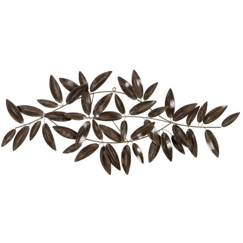 Ixia Metalni zidni ukras 121x52 cm Leaves &amp;ndash; Slike