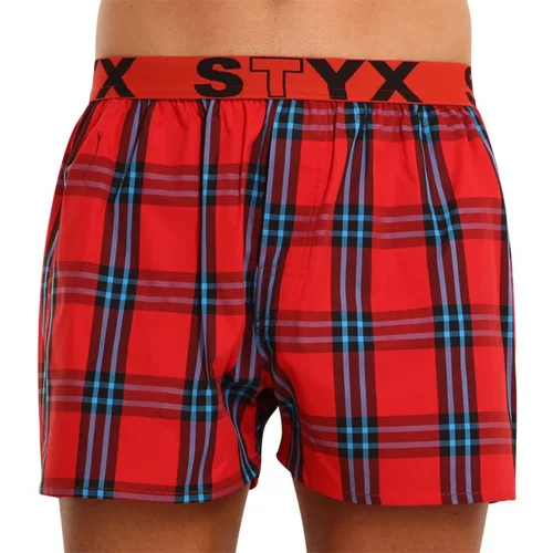 STYX Men's shorts sports rubber multicolor (B923)