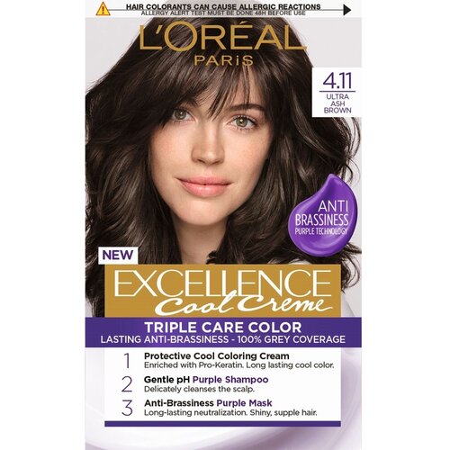 L´Oréal Paris barva za lase - EXCELLENCE Cool Cremes - 4.11 Ultra Ash Brown Cene