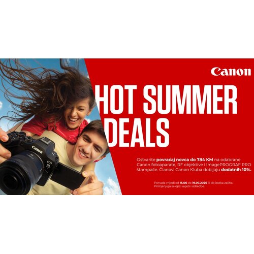 Canon Akciona ponuda u periodu od 15.06.2026 &ndash; 19.07.2026. Cijene