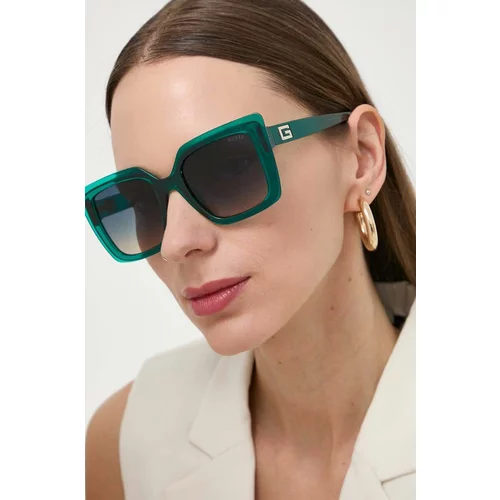 Guess Sončna očala ženski, zelena barva