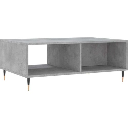 vidaXL Klubska mizica betonsko siva 90x60x35 cm inženirski les Cene