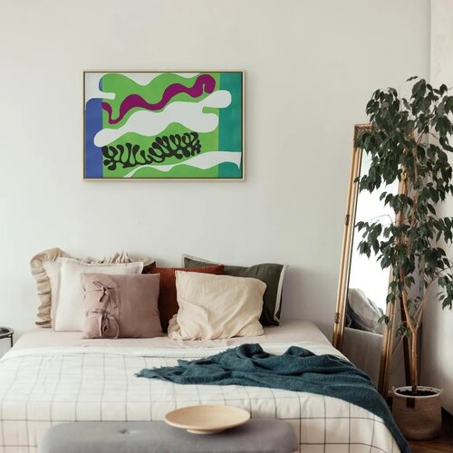  Slika - Henri Matisse &amp;ndash; Lagoon II (from Jazz) 90x60 U prirodnom drvenom okviru Slike