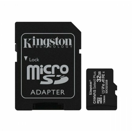 Kingston mikrosd Mem.Kart.32GB king.selectplus CL10 2kom 113237 Slike