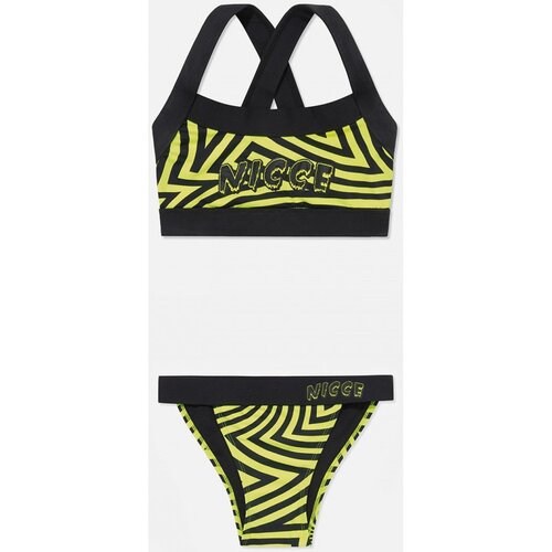 Nicce London Kopalke / Kopalne hlače Vortex bikini set Rumena Cene