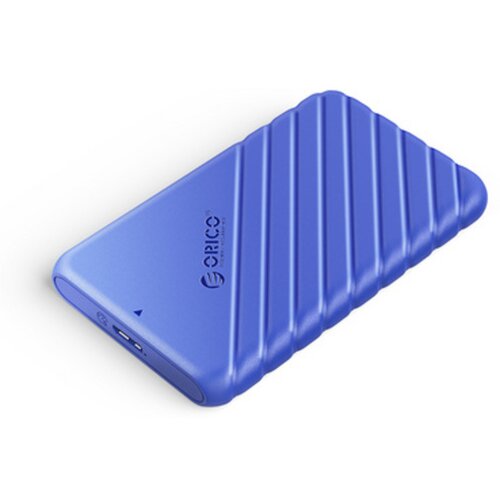 Orico zunanje ohi&amp;scaron;je za 2,5 inch HDD/SSD, USB 3.0 v SATA3, tool-free, modro, 25PW1-U3 Slike