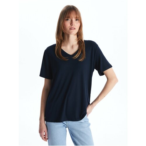 LC Waikiki V-Neck Plain Short Sleeve Women's T-Shirt Slike