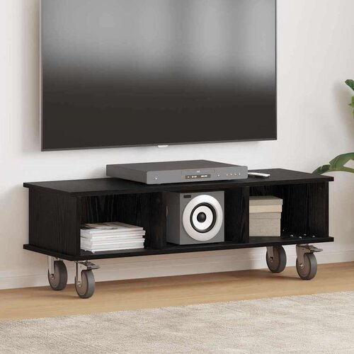 TV stojalo Črna Orehovina 100 x 35 x 35 cm Konstruiran les, (5000132308) Cene