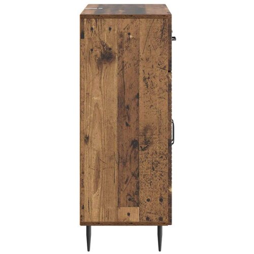  Kreveta Staro drvo 66 x 34 5 x 89 5 cm Konstruirano drvo - Staro drvo Slike