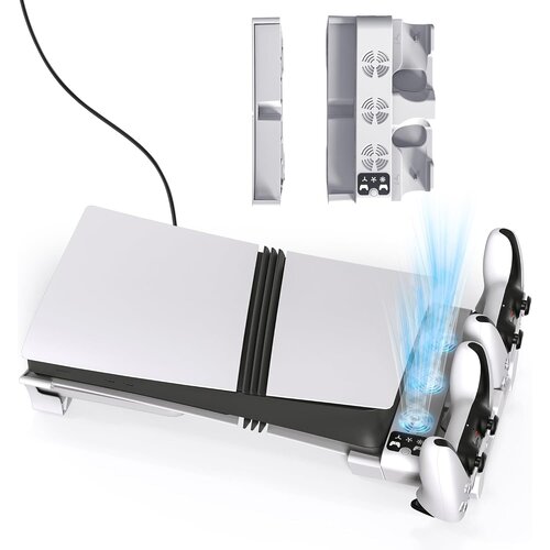 XINGEEEK PS5 Pro/PS5 Slim hladilno stojalo z polnilno postajo za kontrolerje Cene