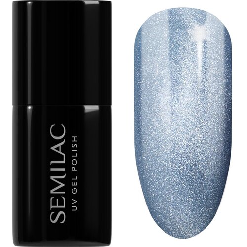 Semilac UV Hybrid Gloss GALA gel lak za nohte z uporabo UV/LED lučke odtenek 665 Blueberry Gloss 7 ml Cene