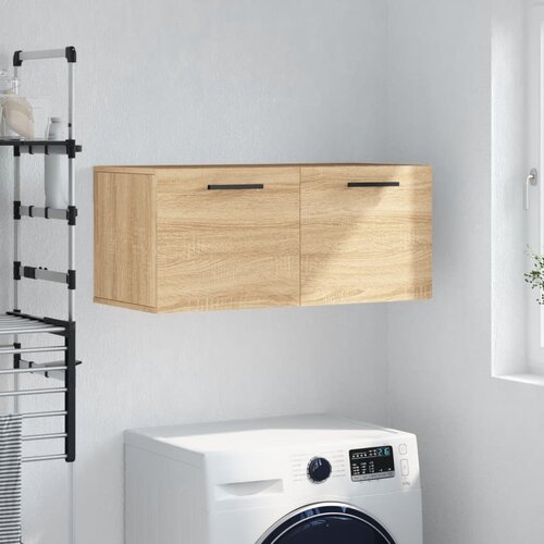 VidaXL Zidni ormarić boja hrasta sonome 80x36,5x35cm konstruirano drvo Slike