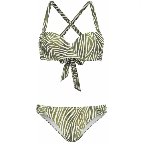 Shiwi Bikini 'NORA' zelena / bijela