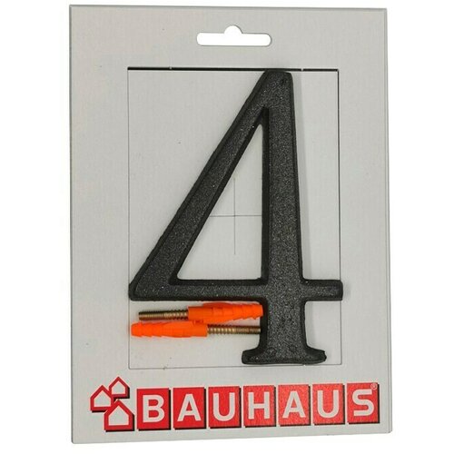 Kućni broj 4 (Visina: 115 mm, Crne boje, Aluminij) Cijene