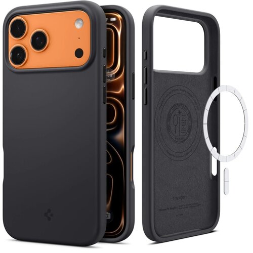 Spigen Silicone Fit MagSafe maska za iPhone 17 Pro ACS10335 - crna Cijene