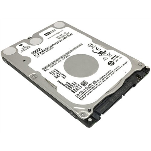Western Digital 2.5 500GB WD5000LUCT 16MB 5400RPM sata 7mm Slike