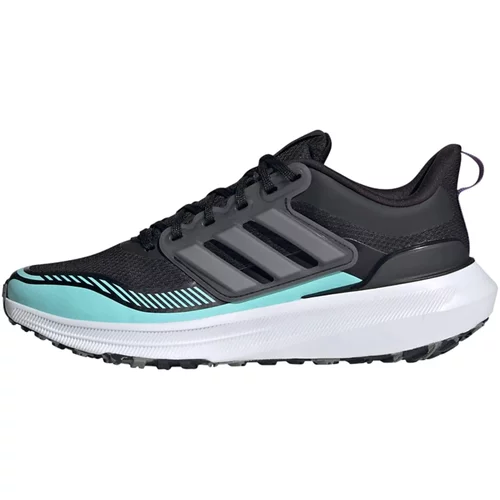 Adidas Tenisice za trčanje 'Ultrabounce' tirkiz / tamo siva / crna