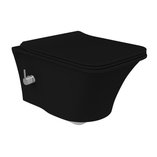 Turkuaz WC &scaron;koljka viseća IBIZA RIMLESS 018907D97 bide slavina T/H crna mat Cijene