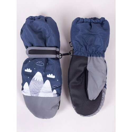 Yoclub Kids's Children'S Winter Ski Gloves REN-0295C-A110 Navy Blue Slike