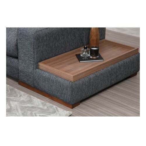  Kutni set Loop 5 95x85x282cm Antracit Cene