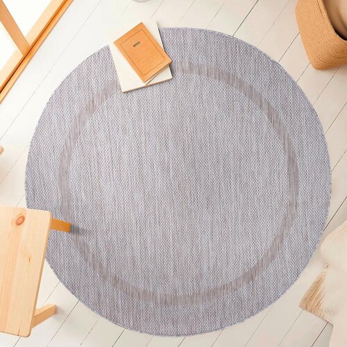 Novel Ravno Tkana Preproga Relax, Srebrna, 160cm Slike