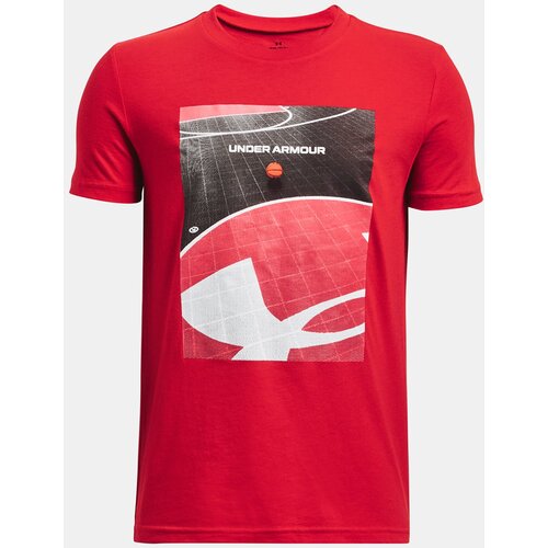 Under Armour T-Shirt UA BBALL OUTSIDE SS-RED - Boys Slike