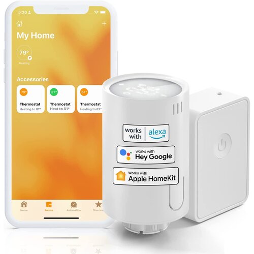 Meross MTS150HHK - pametna termostatska glava wifi - (homekit) začetni komplet, (20621952) Cene