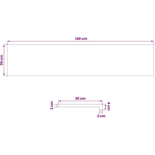  Prozorske klupice 2 kom. Prirodna 140 x 30 x 2 cm Slike
