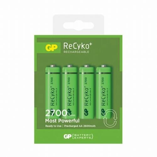 Gp Baterija polnilna AA-2700 mAh Ni-Mh 4 kom Slike