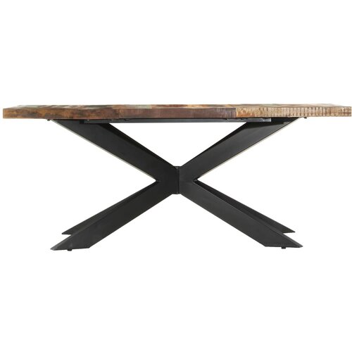 Maison Chic Jedilna miza - Kuhinjska miza - Jedilni stol 180x90x76 cm trden predelan les, (21715176) Slike