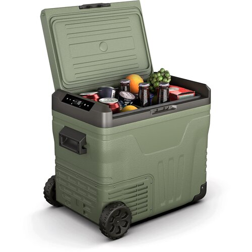 Klarstein PolarForce 50L kompresorski prenosni hladilnik | LCD-plošča | osvetlitev | off-road | zaščita akumulatorja | 12V/230V Cene