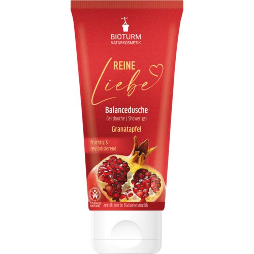 Bioturm Pure Love Uravnoteženo prhanje Granatno jabolko - 200 ml Slike
