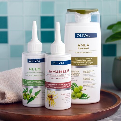 OLIVAL Hamamelis blagi serum za masnu kožu i vlasi&amp;scaron;te 150 ml Slike