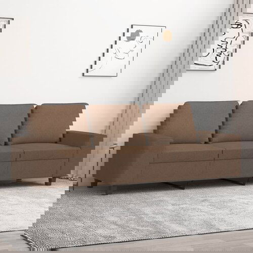 The Living Store Trosed rjav 180 cm blago - Kavč Trosed, (21837664) Slike